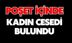Poşet içinde kadın cesedi bulundu