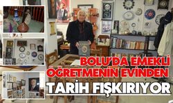 Bolu'da emekli öğretmenin evinden tarih fışkırıyor