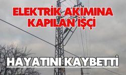 Elektrik akımına kapılan işçi hayatını kaybetti