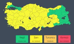 61 ile sarı kodlu uyarı