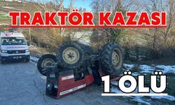 Traktör kazası: 1 ölü