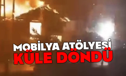 Mobilya atölyesi küle döndü