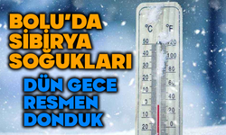 Bolu’da Sibirya Soğukları, işte en düşük sıcaklık