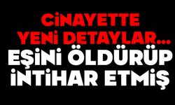 Eşini öldürüp intihar etmiş