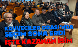 Bolu'da Kahveciler Odası'nda seçim bitti, işte kazanan