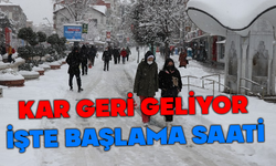 Bolu’da Kar Yağışı Yeniden Geliyor