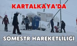 Kartalkaya'da sömestr hareketliliği