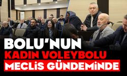 BOLU’NUN KADIN VOLEYBOLU MECLİS GÜNDEMİNDE
