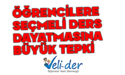 Öğrenci Veli Derneği’nden seçmeli ders tepkisi