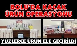 Bolu'da kaçak ürün operasyonu, 4 gözaltı