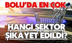 BOLU’DA EN ÇOK HANGİ SEKTÖR ŞİKÂYET EDİLDİ?