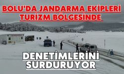 Bolu'da jandarma ekipleri turizm bölgesinde denetimlerini sürdürüyor