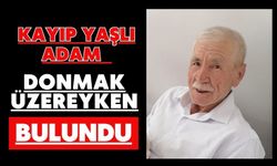 Kayıp yaşlı adam donmak üzereyken bulundu