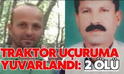 Traktör uçuruma yuvarlandı: 2 ölü
