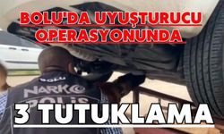 Bolu'da uyuşturucu operasyonunda 3 tutuklama