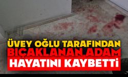 Üvey oğlu tarafından bıçaklanan adam hayatını kaybetti