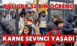 Bolu’da 52 bin öğrenci karne sevinci yaşadı