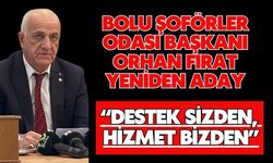 Bolu Şoförler Odası Başkanı Orhan Fırat Yeniden Aday