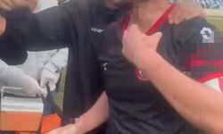 Maç sonu saha karıştı: 3 futbolcu yaralandı
