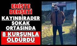 Enişte dehşeti: Kayınbirader sokak ortasında 8 kurşunla öldürdü