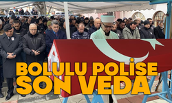 Bolulu polis son yolculuğuna uğurlandı