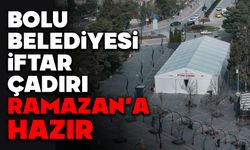 Bolu Belediyesi İftar Çadırı Ramazan’a Hazır