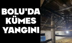Bolu'da kümes yangını