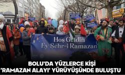Bolu'da yüzlerce kişi ‘Ramazan Alayı' yürüyüşünde buluştu
