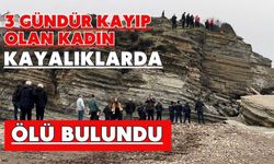 3 gündür kayıp olan kadın kayalıklarda ölü bulundu