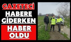 Gazeteci habere giderken haber oldu