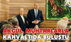 AKGÜL, MUHTARLARLA KAHVALTIDA BULUŞTU