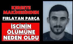 Kereste makinesinden fırlayan parça işçinin ölümüne neden oldu