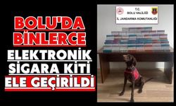 Bolu'da binlerce elektronik sigara kiti ele geçirildi