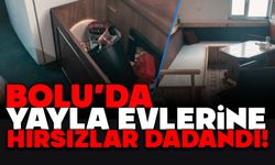 Bolu'da Yayla Evlerine Hırsızlar Dadandı!