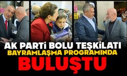 AK Parti Bolu teşkilatı bayramlaşma programında buluştu