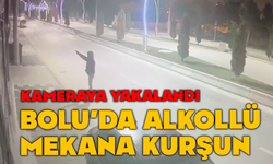 Bolu'da işyeri kurşunlama anı kamerada