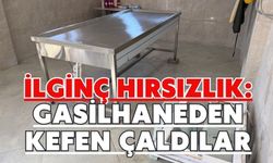 İlginç hırsızlık: Gasilhaneden kefen çaldılar