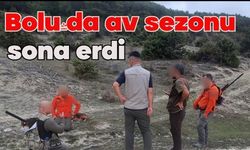 Bolu'da av sezonu sona erdi