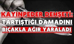 Kayınpeder dehşeti: Tartıştığı damadını bıçakla ağır yaraladı