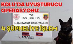 BOLU’DA UYUŞTURUCU OPERASYONU: 4 ŞÜPHELİYE İŞLEM