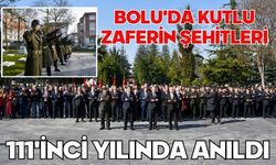 Bolu'da kutlu zaferin şehitleri 111'inci yılında anıldı
