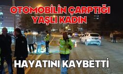 Otomobilin çarptığı yaşlı kadın hayatını kaybetti