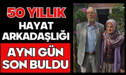 50 yıllık hayat arkadaşlığı aynı gün son buldu