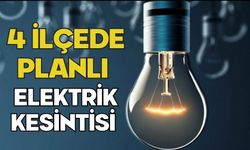 4 İLÇEDE PLANLI ELEKTRİK KESİNTİSİ