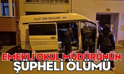 Emekli okul müdürünün şüpheli ölümü