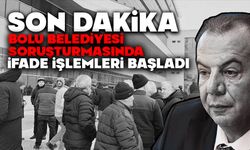 Bolu Belediyesi Soruşturmasında İfade İşlemleri Başladı