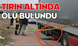 Tırın altında ölü bulundu