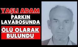 Yaşlı adam parkın lavabosunda ölü olarak bulundu