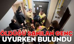 Öldüğü sanılan genç uyurken bulundu