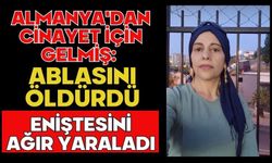 Almanya'dan cinayet için gelmiş: Ablasını öldürdü eniştesini ağır yaraladı